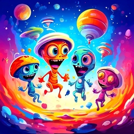 Inhabitants of an unknown planet