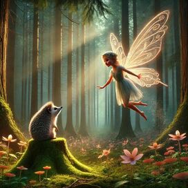 the fairy and the hedgehog