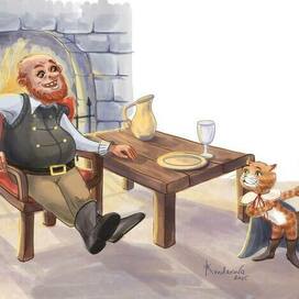 Puss in Boots and the ogre