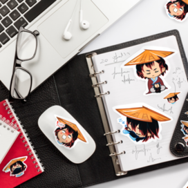 Stickers for children's «Baby Ninja» ♥️🥷🏻