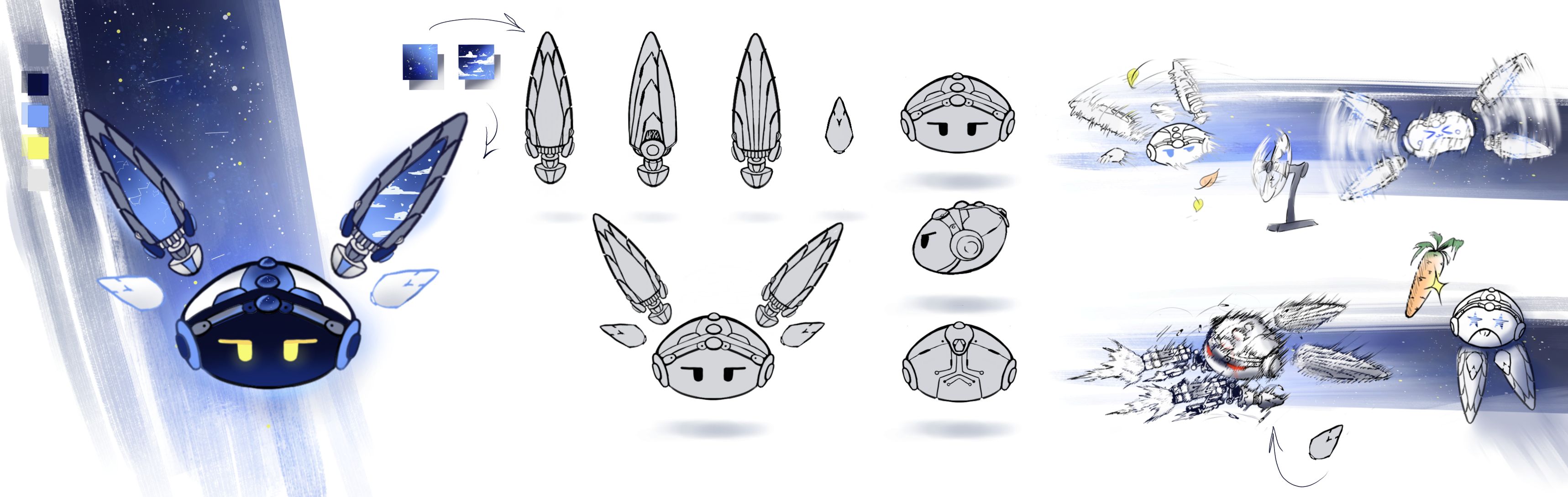 Concept art for the comic | Mi Character II 🪩🎆