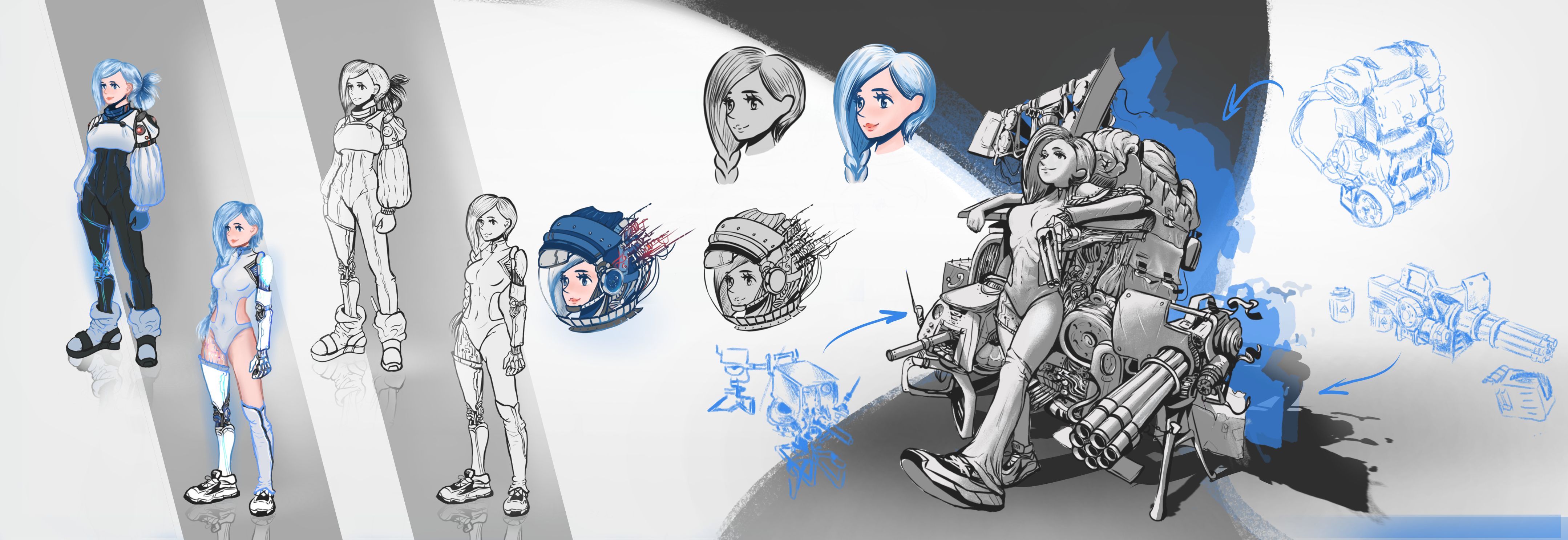 Concept art for a comic | Ann NPS II 🦾🩵