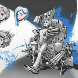 Concept art for a comic | Ann NPS II 🦾🩵