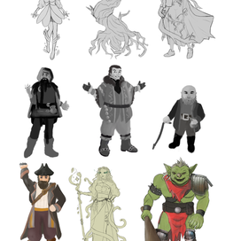 Humanization of objects and sketches