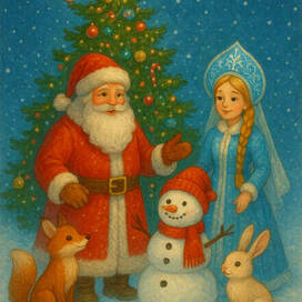 Soviet New Year's card