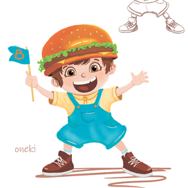 A character for the brand