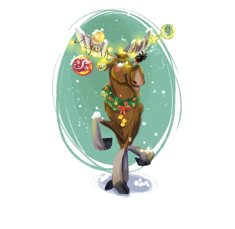 Весёлый лось