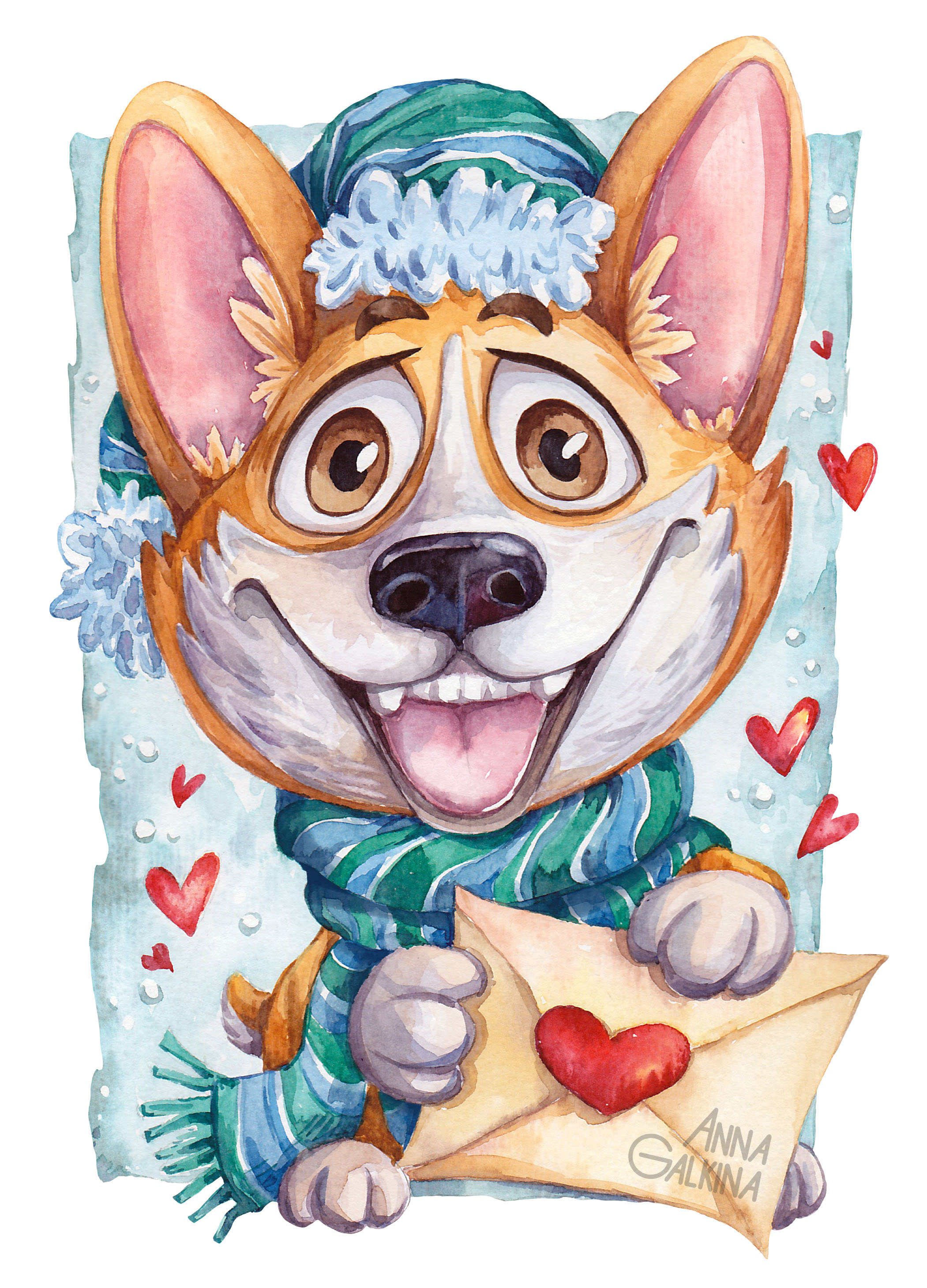 Corgi with love