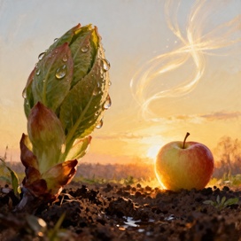 the smell of buds, the smell of apples