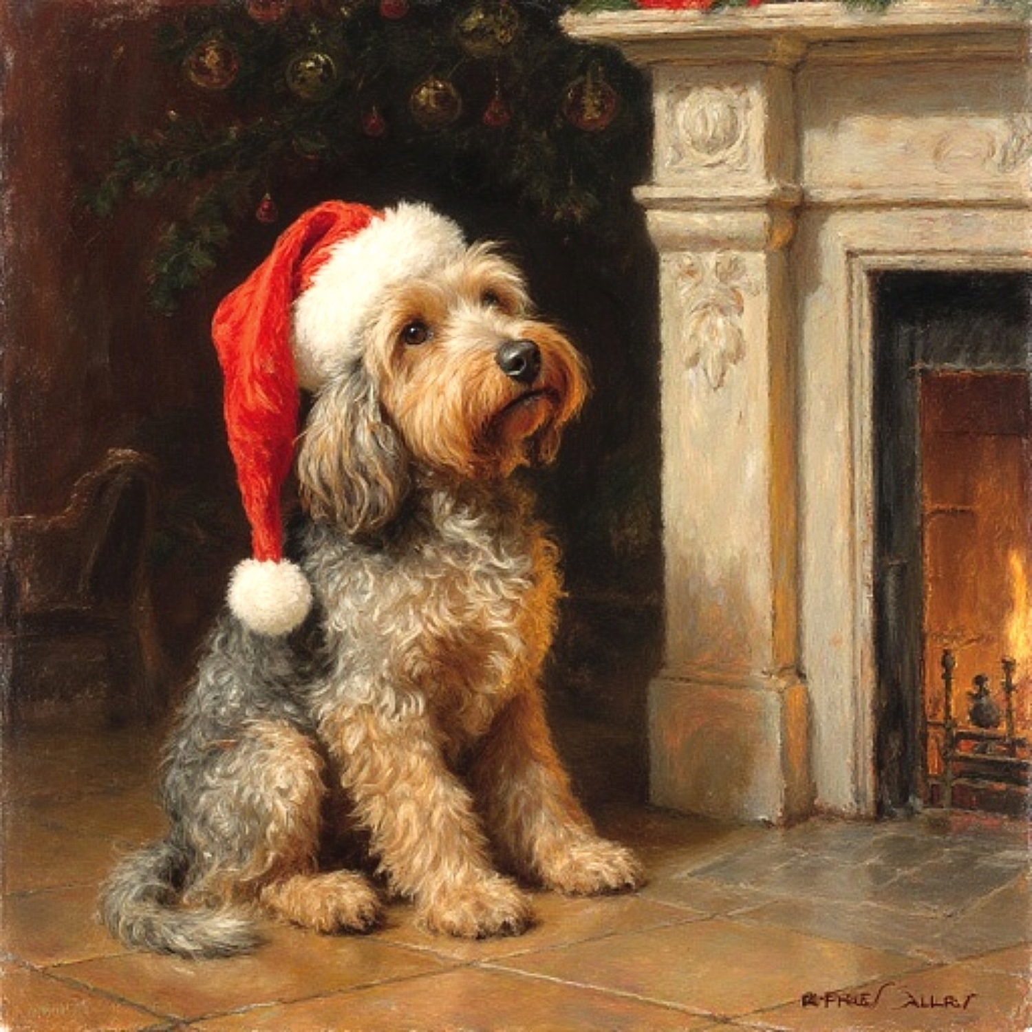 Waiting for New Year's Eve dinner