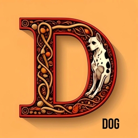 A stylized letter of the Latin alphabet