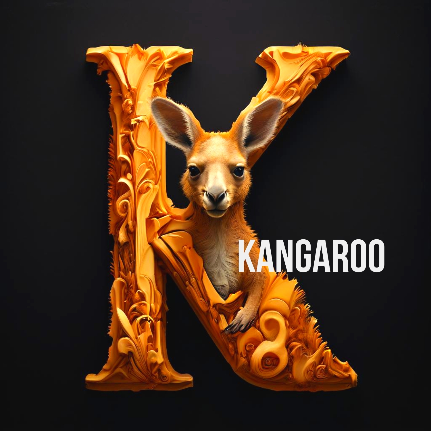 Stylized image of the Latin letter