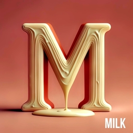 Stylized image of a Latin letter