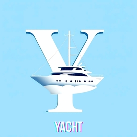 Stylized image of a Latin letter