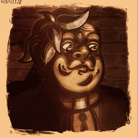 The preacher in the wig