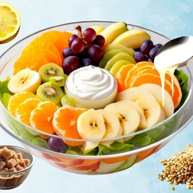 Fruit salad illustration