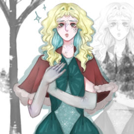 Личный персонаж в зимнем стиле. "Элис"