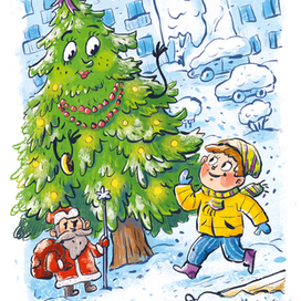 Sparkling Christmas tree