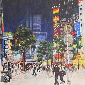 Район Гинза в Токио