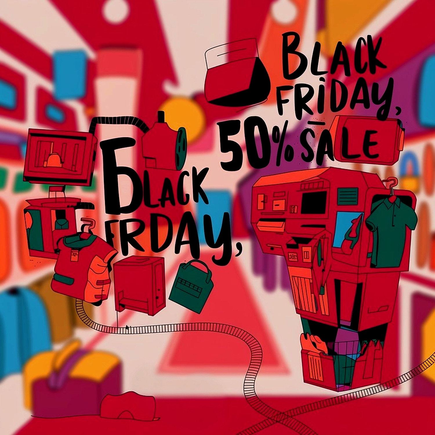 Sale advertising poster