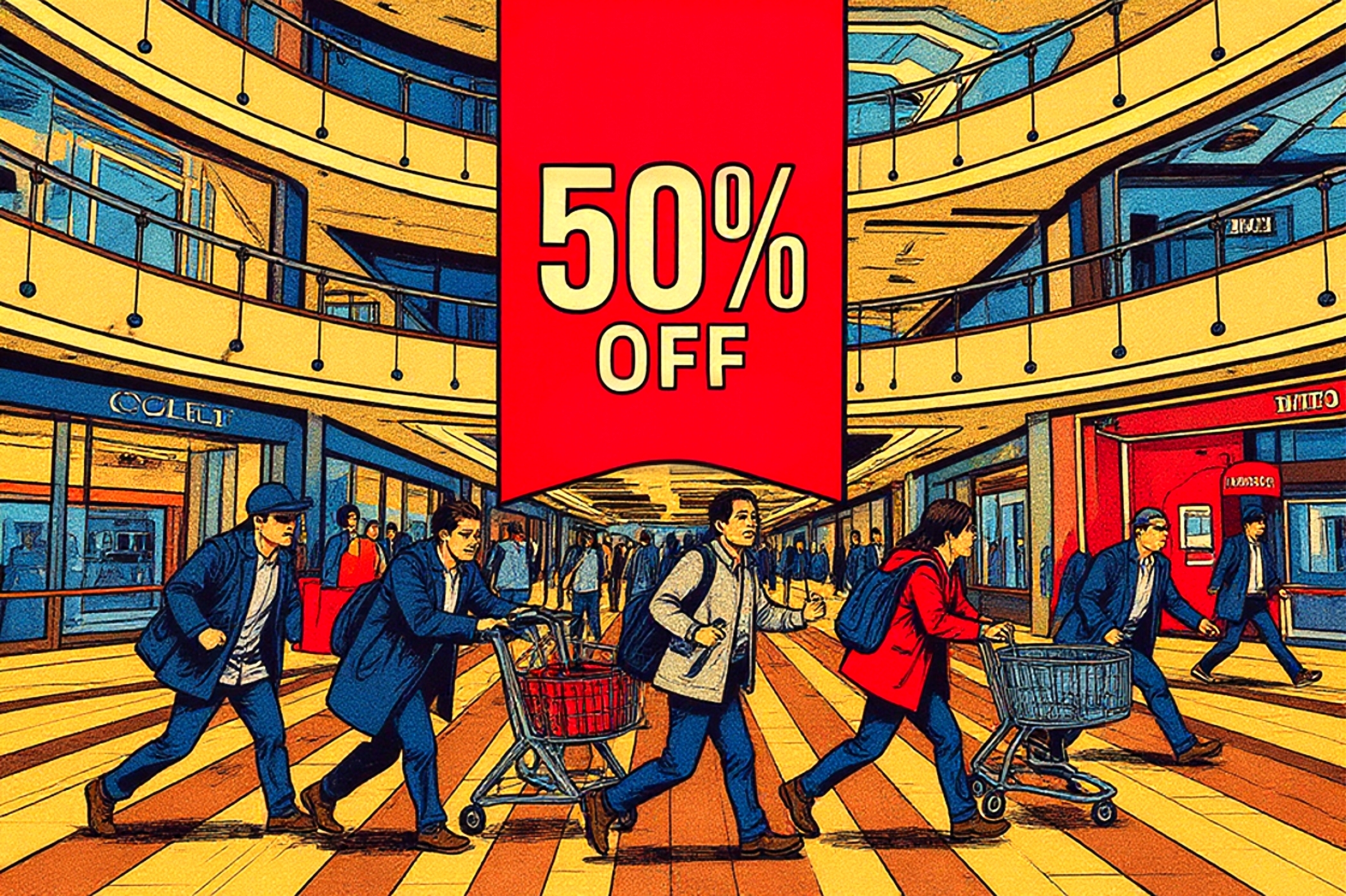 Sale advertising poster