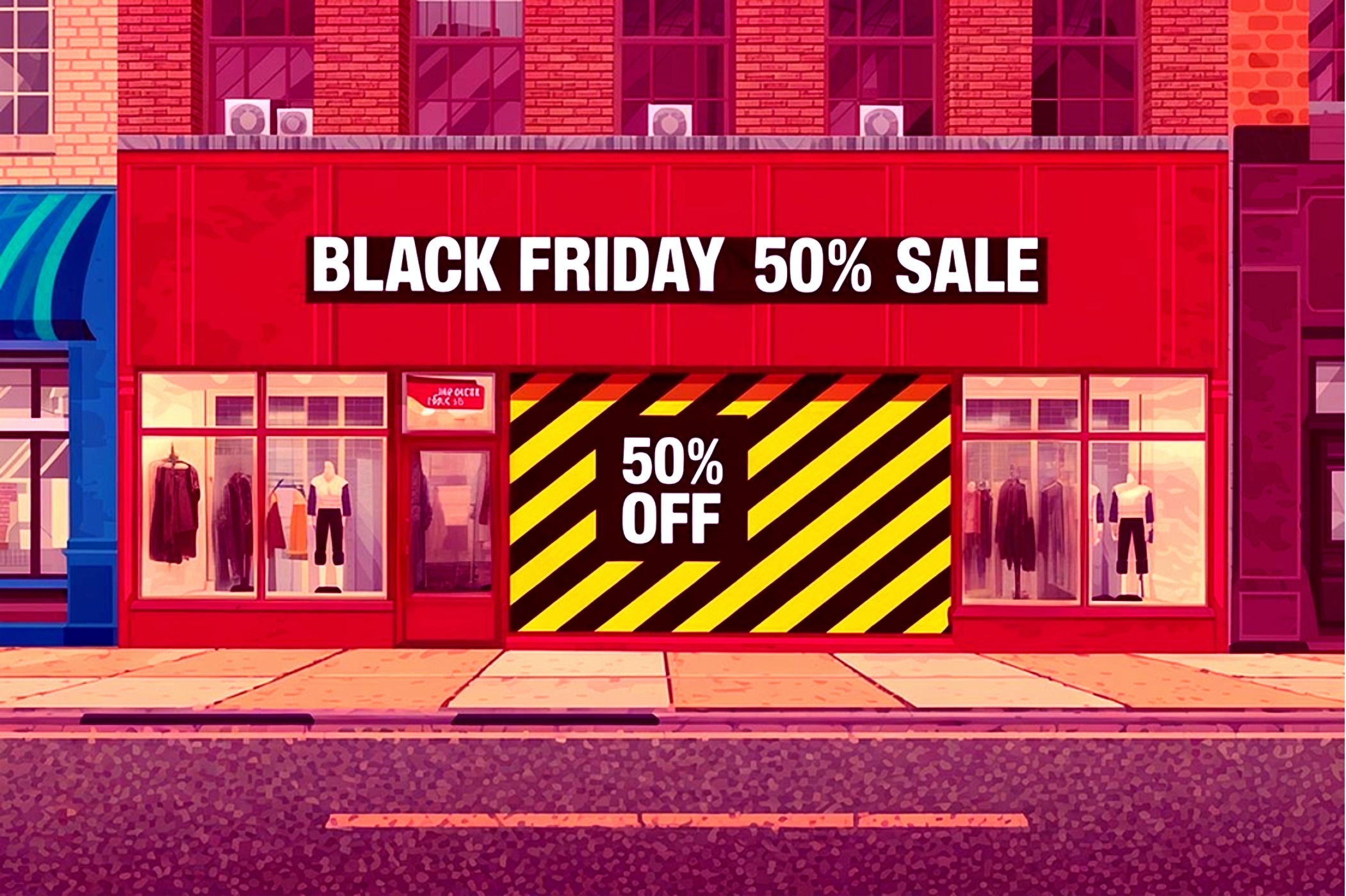 Sale advertising poster