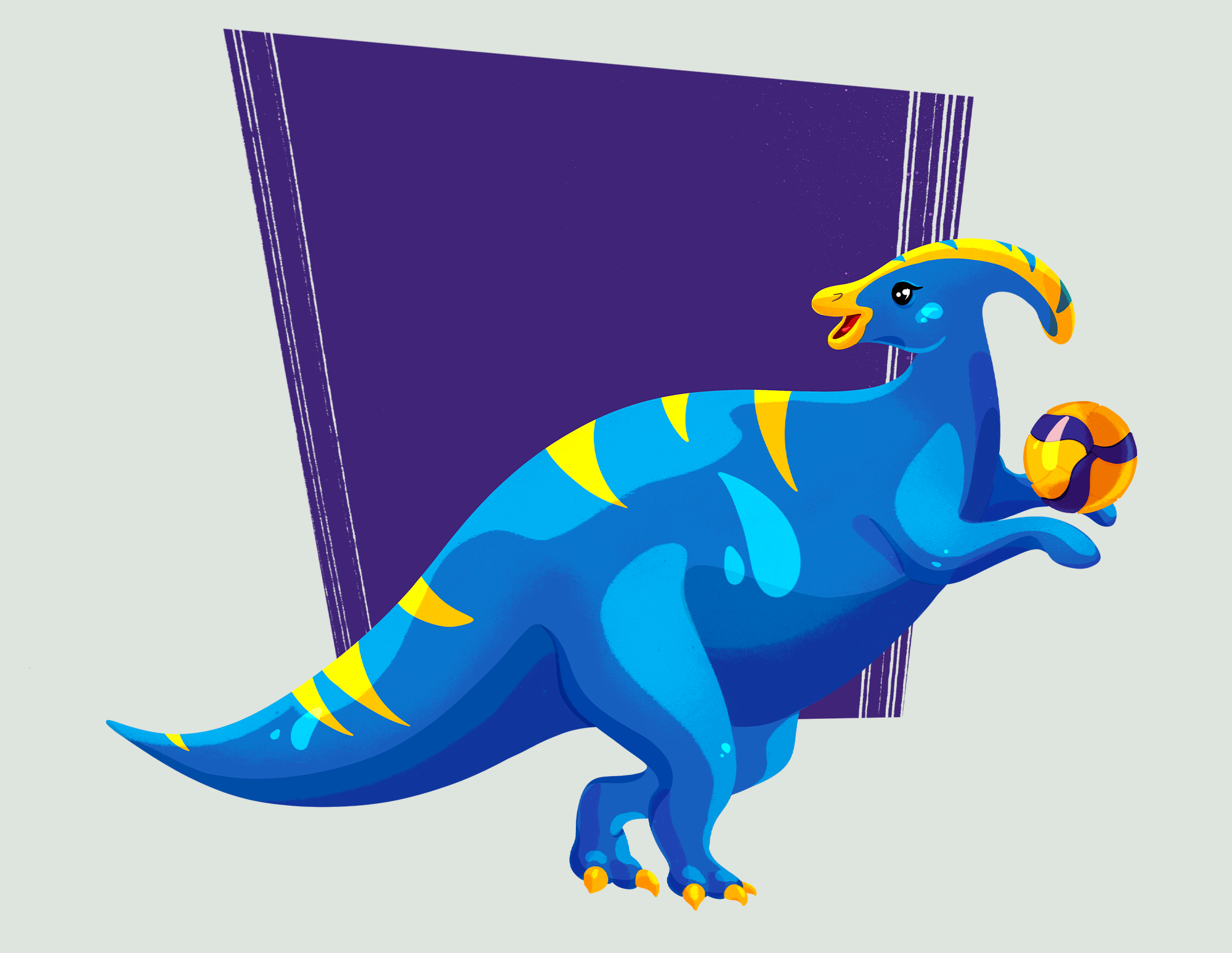 Паразауролоф — волейболист