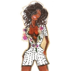 Fashion illustration (Zendaya) 