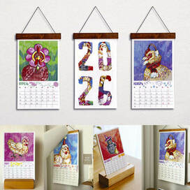 Pastel illustrations | Calendar