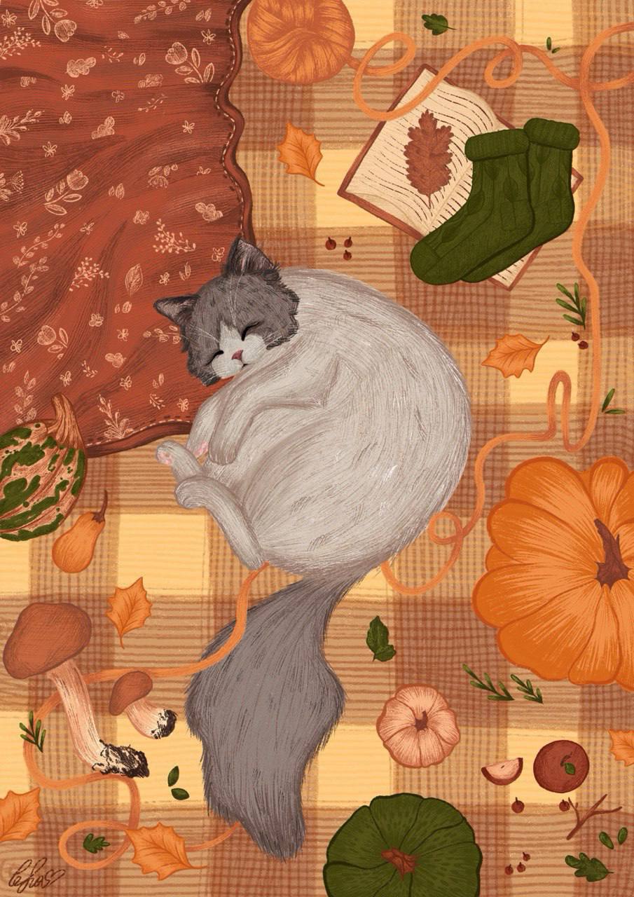 Autumn Cat