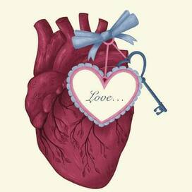 A heart in love