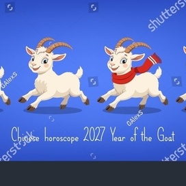 Symbol of 2027: kid, lamb, ewe