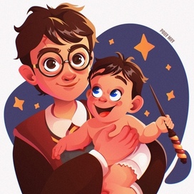Harry Potter and baby