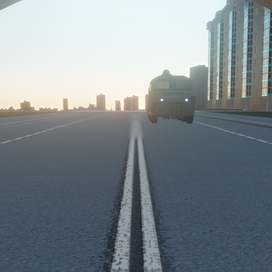 A city on another planet, buildings, architecture