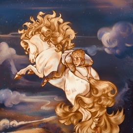 Иллюстрация к произведению П.П. Ершова "Конек-Горбунок"