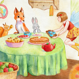 Чаепитие в гостях у яблочной феи