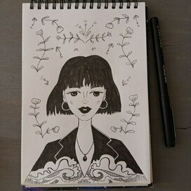 Девушка с каре