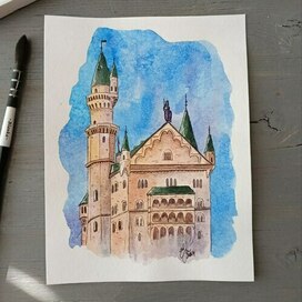 Замок нойшванштайн