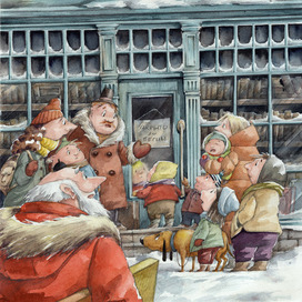 Книжная лавочка для мышки 