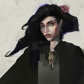 Портрет в технике цифровой живописи 