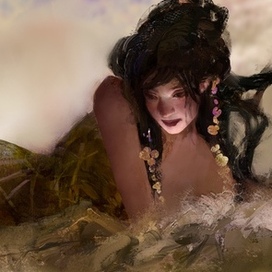 Иллюстрация девушки в одежде