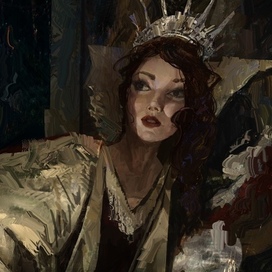 Иллюстрация, портрет в технике цифровой живописи