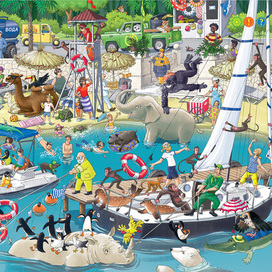 Пингвины приплыли