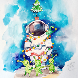 Новый год на другой планете