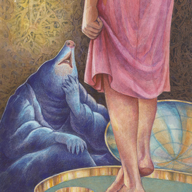 Иллюстрация к сказке Г.Х.Андерсена Дюймовочка