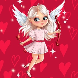 Девочка-купидончик