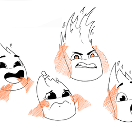 Бренд персонаж Огонёк 