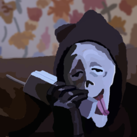 Кадр из фильма "Крик"