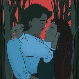 Иллюстрация для книги "Олеся" А.И. Куприн