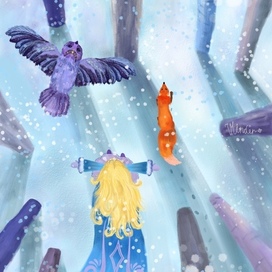 ❄️Winter illustration❄️